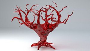 3D model crystal tree life
