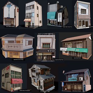 Japanese House Package 3D model