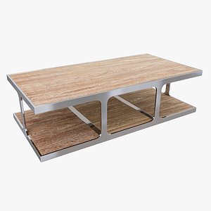3d fbx zanuso rectangular coffee
