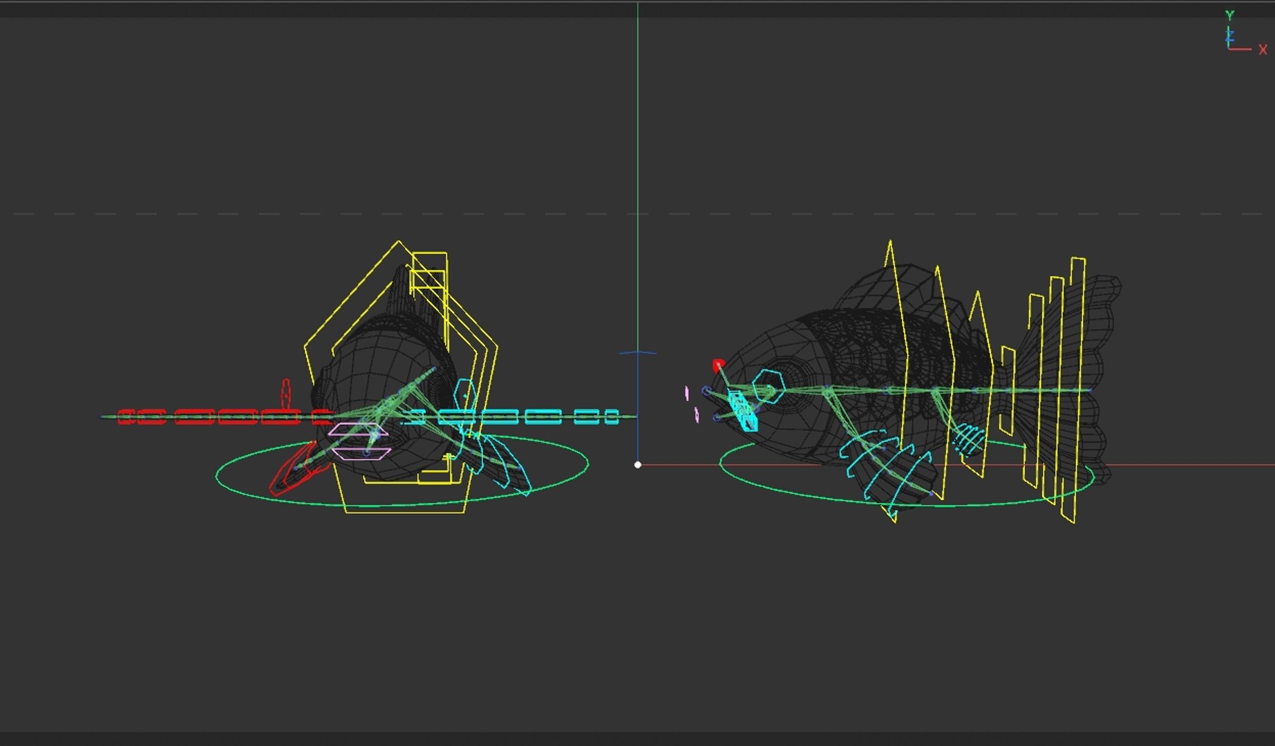 3D Rigged Cartoon Fish Model - TurboSquid 2309571