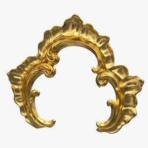 3D model Plaster Decorative Bow DS372