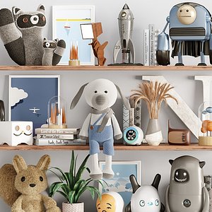 3D decor set for boy