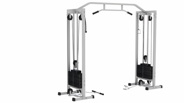 GYM Kabel Crossover Maschine 2 3D Modell TurboSquid 1923348