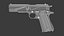 M1911 Pistol Low Poly