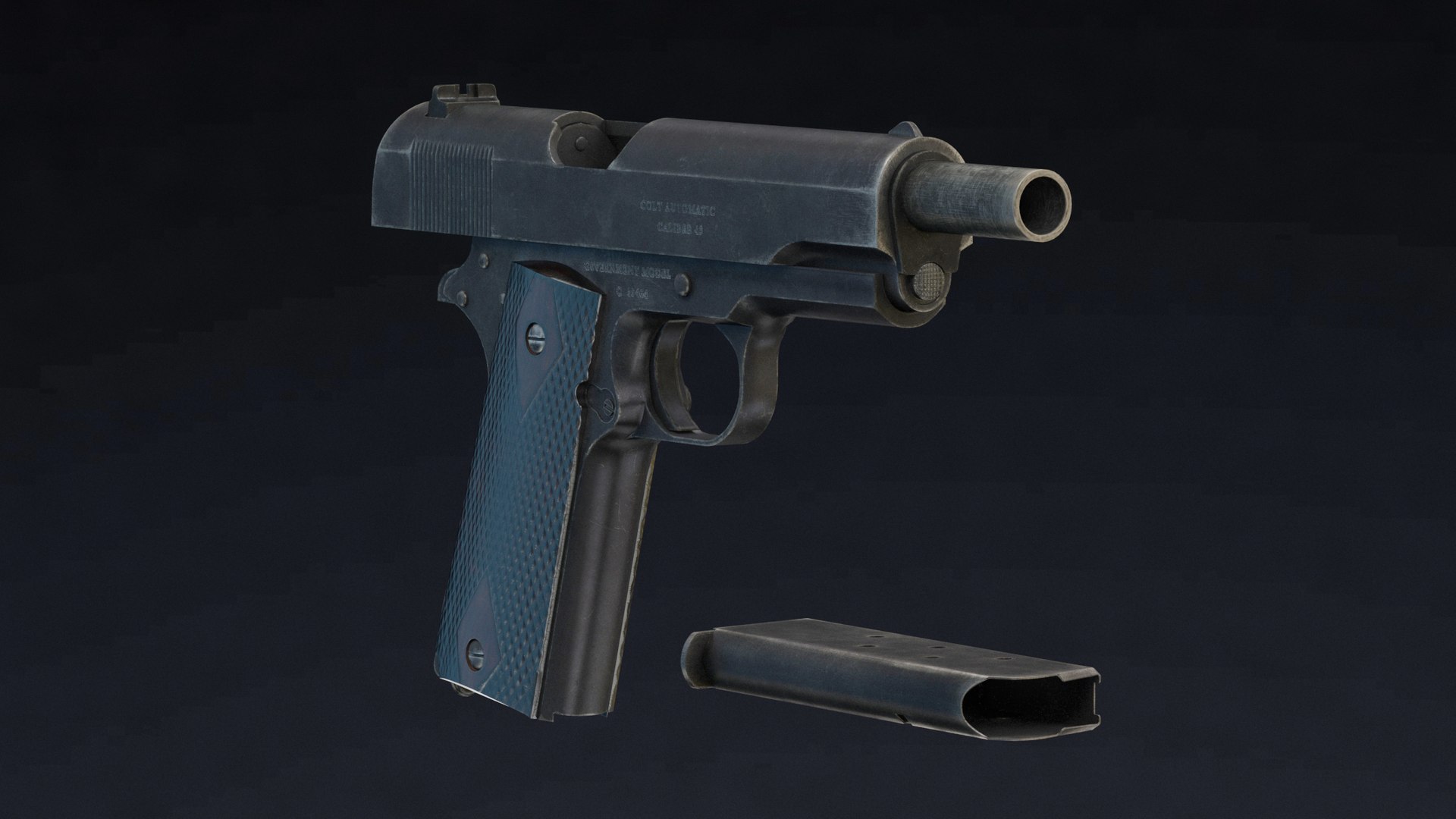 3D M1911 Pistol Low Poly https://p.turbosquid.com/ts-thumb/hJ/qPL6B3/7F/m1911pistollowpoly005/jpg/1649428923/1920x1080/fit_q87/266e71d3475e4613625aa0e0ed3e1367b1ad3cf4/m1911pistollowpoly005.jpg