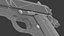 M1911 Pistol Low Poly