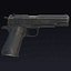 M1911 Pistol Low Poly