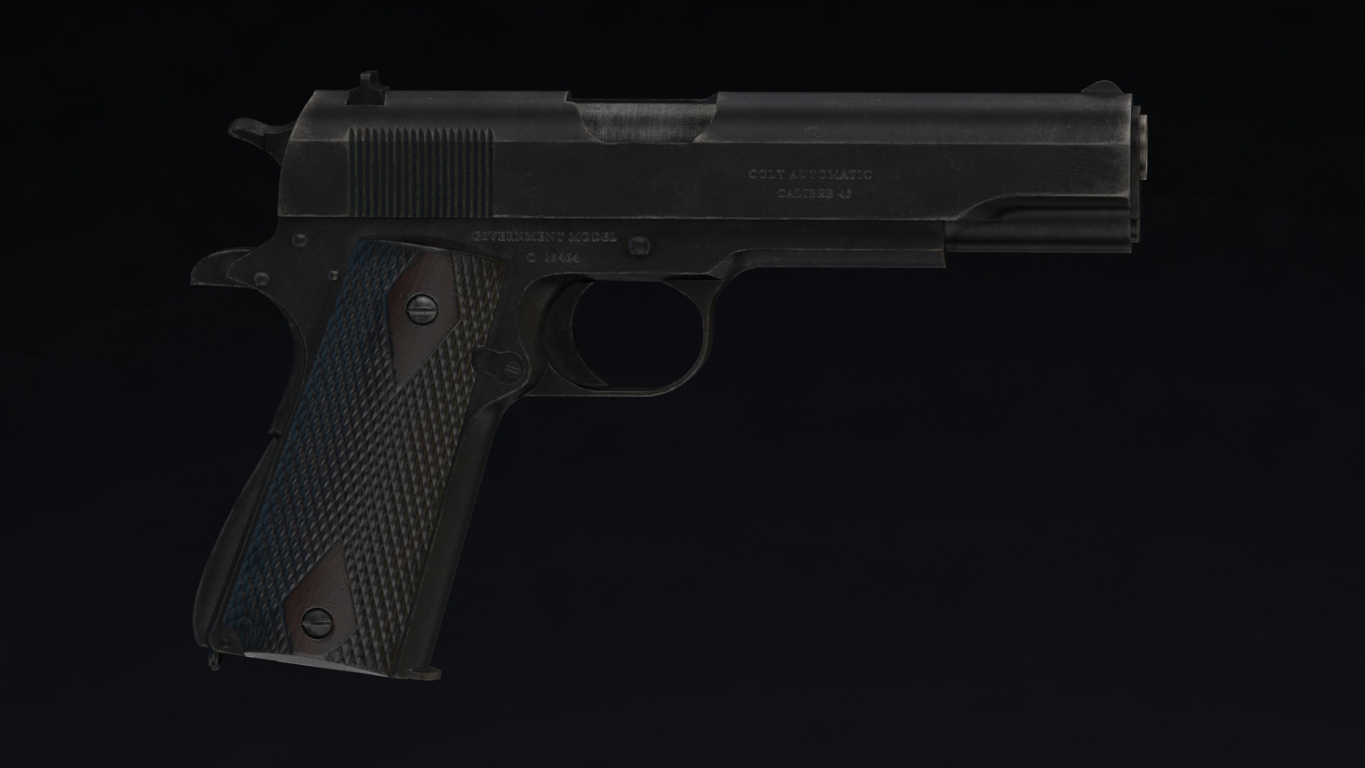 3D M1911 Pistol Low Poly https://p.turbosquid.com/ts-thumb/hJ/qPL6B3/L2/m1911pistollowpoly/jpg/1649429147/1920x1080/turn_fit_q99/1e7ae8da216d44528b57411e6439fcaf05f3c477/m1911pistollowpoly-1.jpg