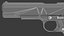 M1911 Pistol Low Poly