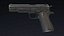 M1911 Pistol Low Poly
