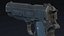 M1911 Pistol Low Poly