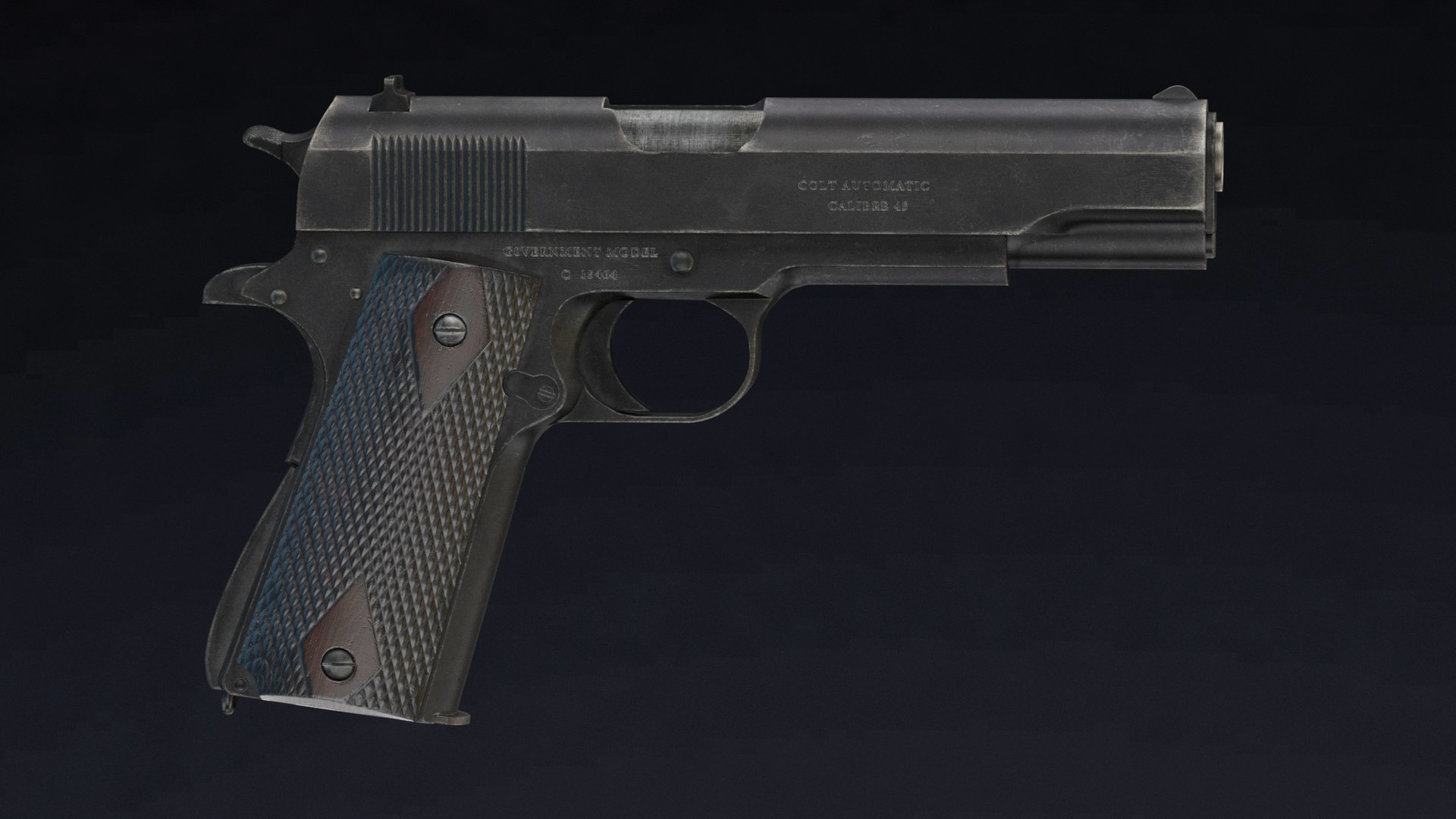 3D M1911 Pistol Low Poly https://p.turbosquid.com/ts-thumb/hJ/qPL6B3/hx/m1911pistollowpoly001/jpg/1649429003/1920x1080/fit_q87/782806ea53643cc613a54ff46b561ea94b8854c6/m1911pistollowpoly001.jpg