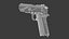 M1911 Pistol Low Poly