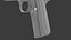 M1911 Pistol Low Poly