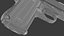M1911 Pistol Low Poly