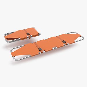 3D Ferno model 12 Emergency Stretcher model