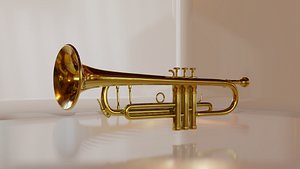 trumpet instrument 3D model