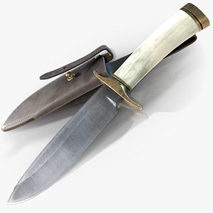 3D Knife with Sheath