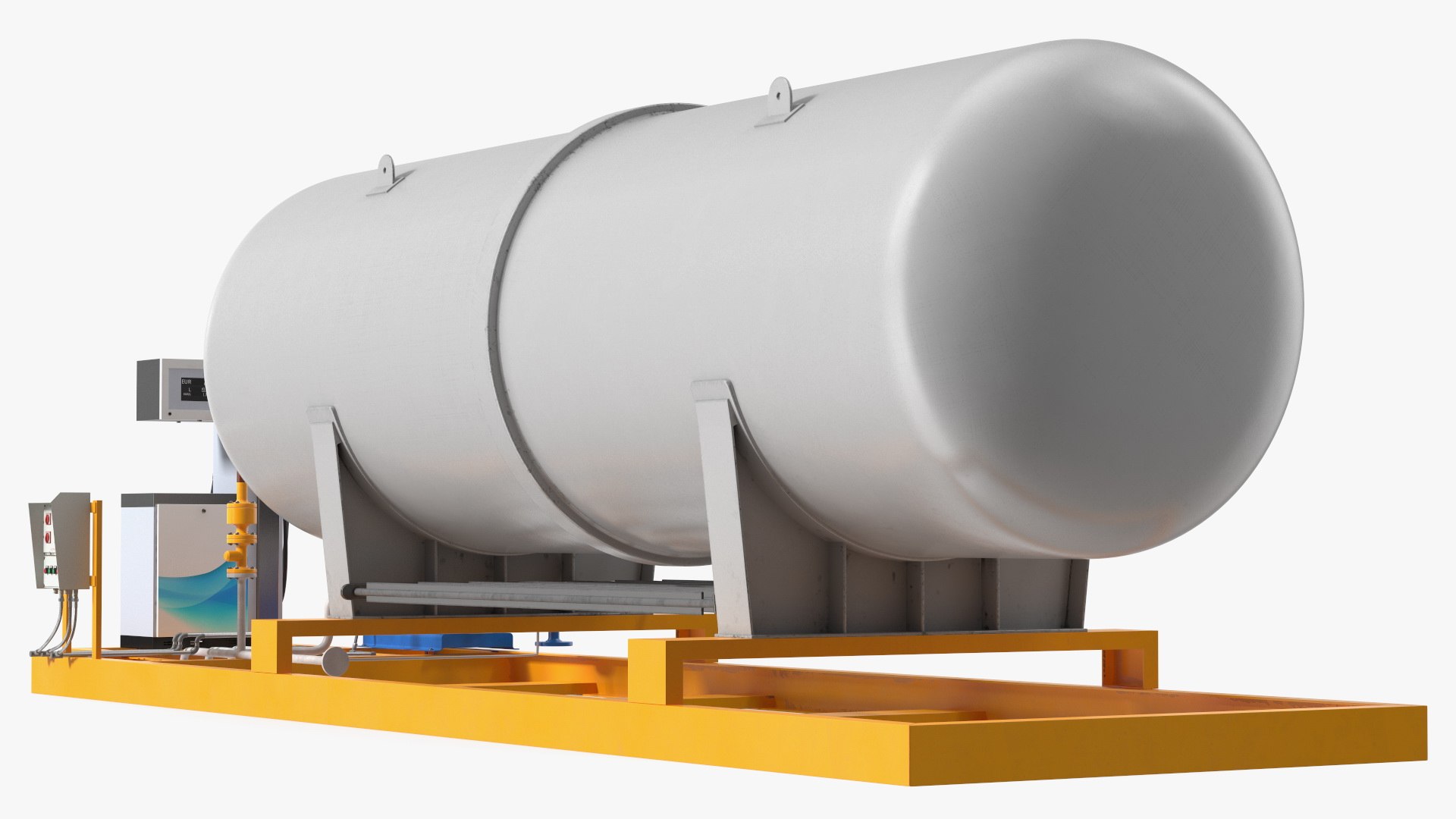 3D CHEMET SA Mobile Gas Station Machine LNG Dispenser model ...