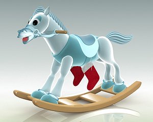 animation horse 3ds