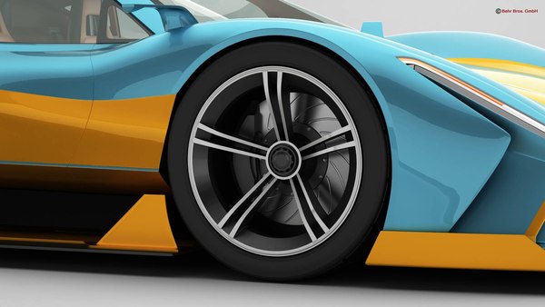 modelo 3d Superdeportivo EV genérico del futuro 2050 - TurboSquid 2256935