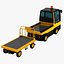 Cartoon Baggage Cart