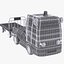 Cartoon Baggage Cart