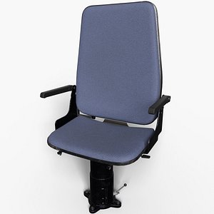 3D Train Drivers Seat model