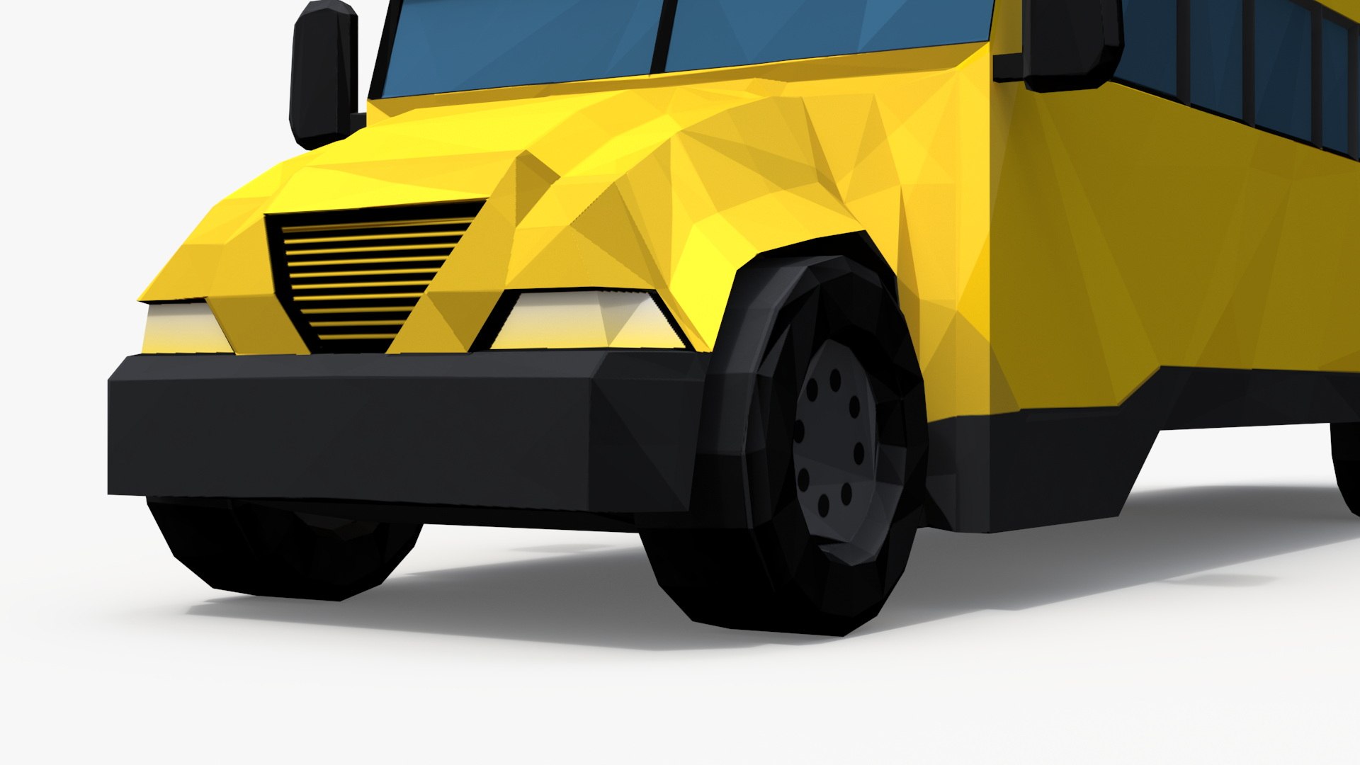 3D Low Poly Stylized Model School Bus Model - TurboSquid 2273072