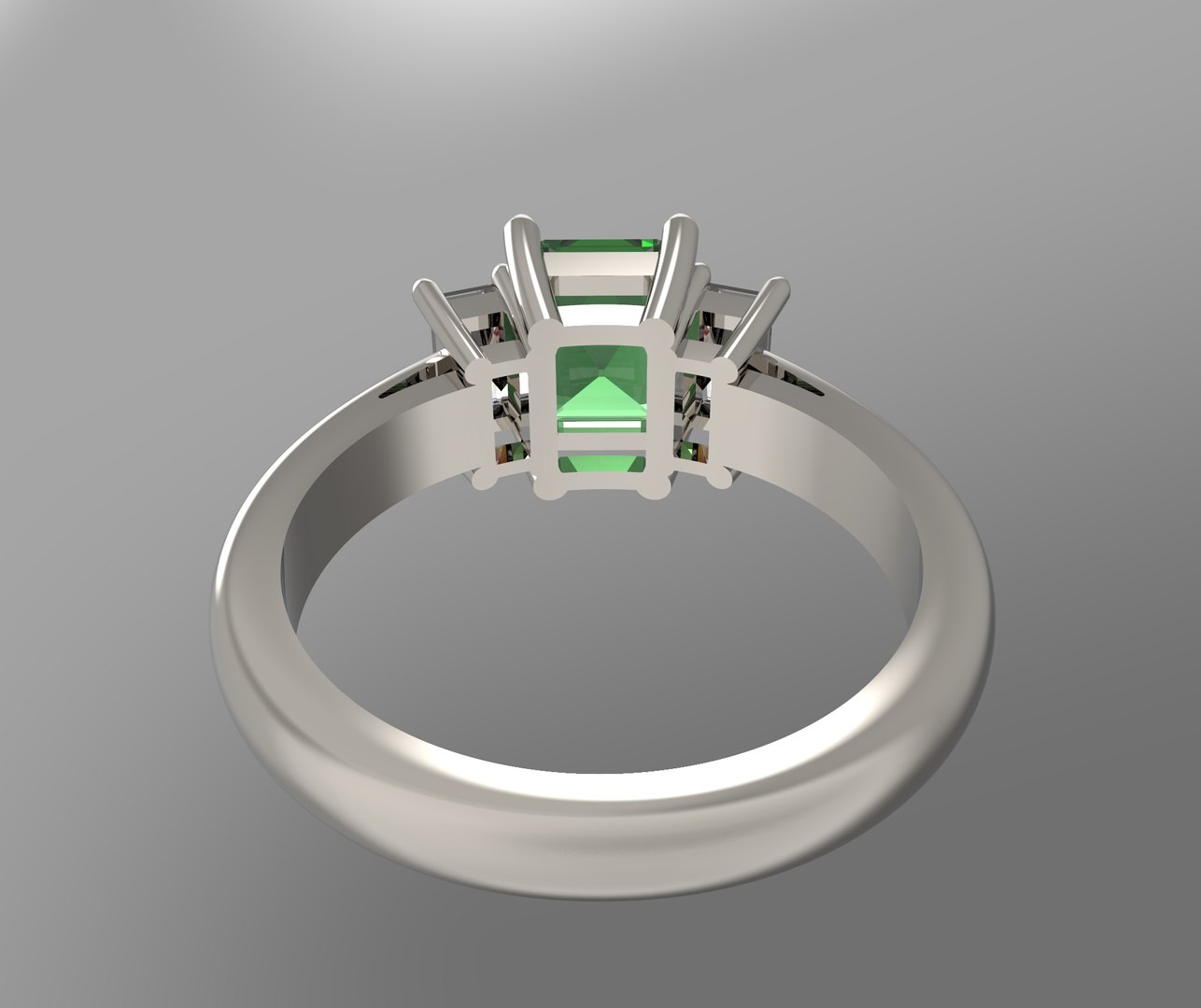 Free 3D 3 Ring Stone Model - TurboSquid 1549905