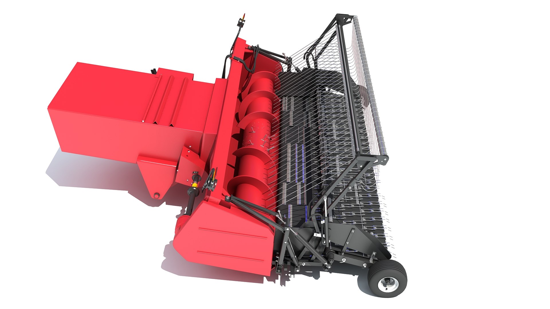 3D Model Combine Threshing Header - TurboSquid 1513003