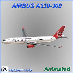 3d model airbus a330-300