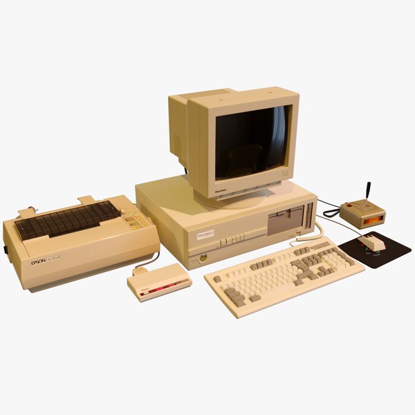 vintage pc 7 1 3D model