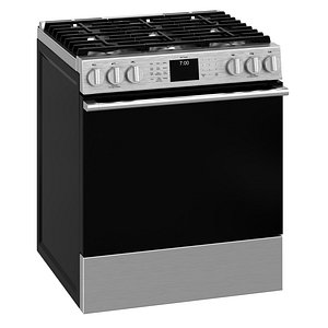 Cafe Smart Slide In Front Control Gas Range