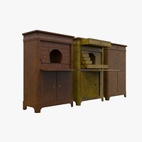 19th century secreter biedermeier style