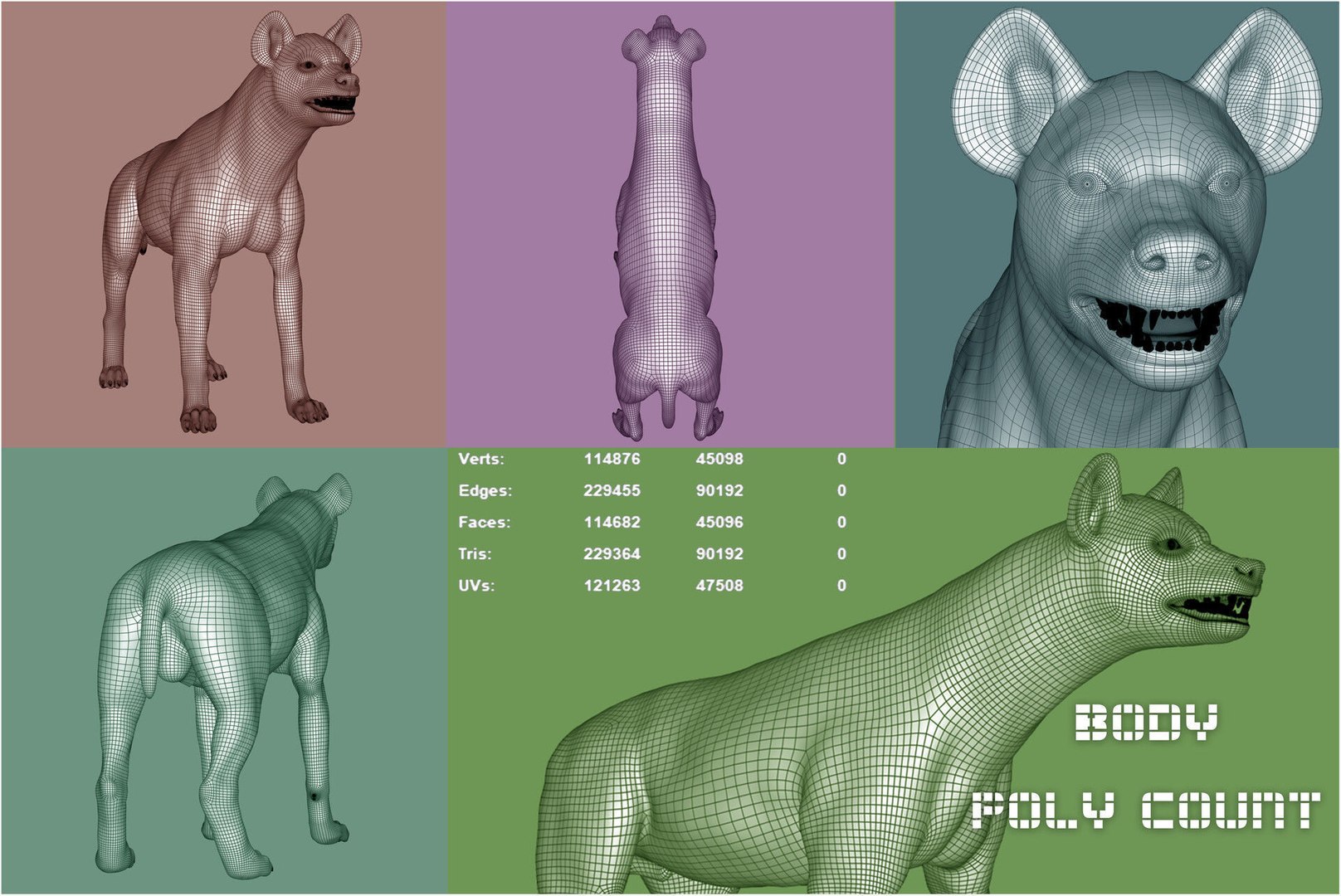 Hyena For Production 3D model https://p.turbosquid.com/ts-thumb/hK/VjgmWN/l0/hyenaforproduction3dmodelobjfbxmaabcmel15/jpg/1639657418/1920x1080/fit_q87/b5450aba13700f4d877aef4c99a39aae12d55dbd/hyenaforproduction3dmodelobjfbxmaabcmel15.jpg