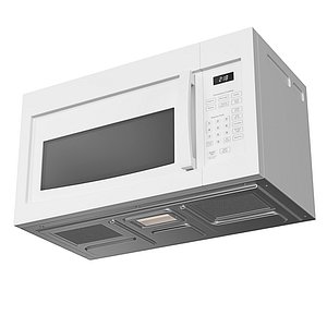 Over the Range Microwave 3D