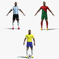 3 famous football players