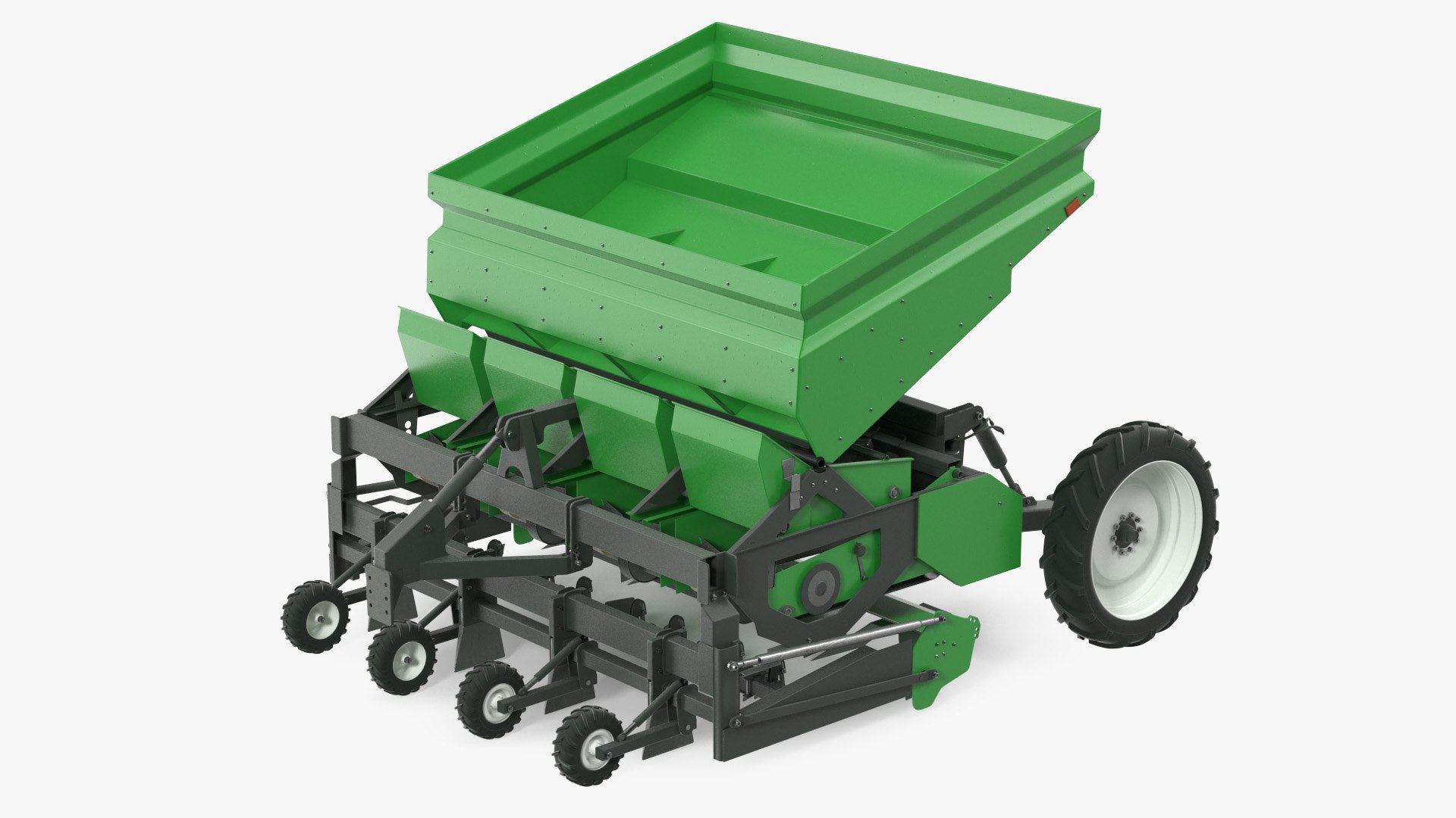 Potato Planter Green 3D model preview