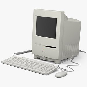 Vintage Apple Macintosh Color Classic with Keyboard and Mouse