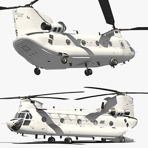 3D Boeing CH-47 Chinook WL model