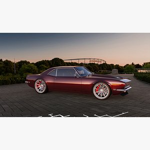 camaro 1968 modified 3D model