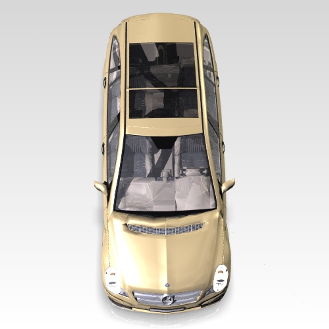 3d car mercedes r-class sports model
