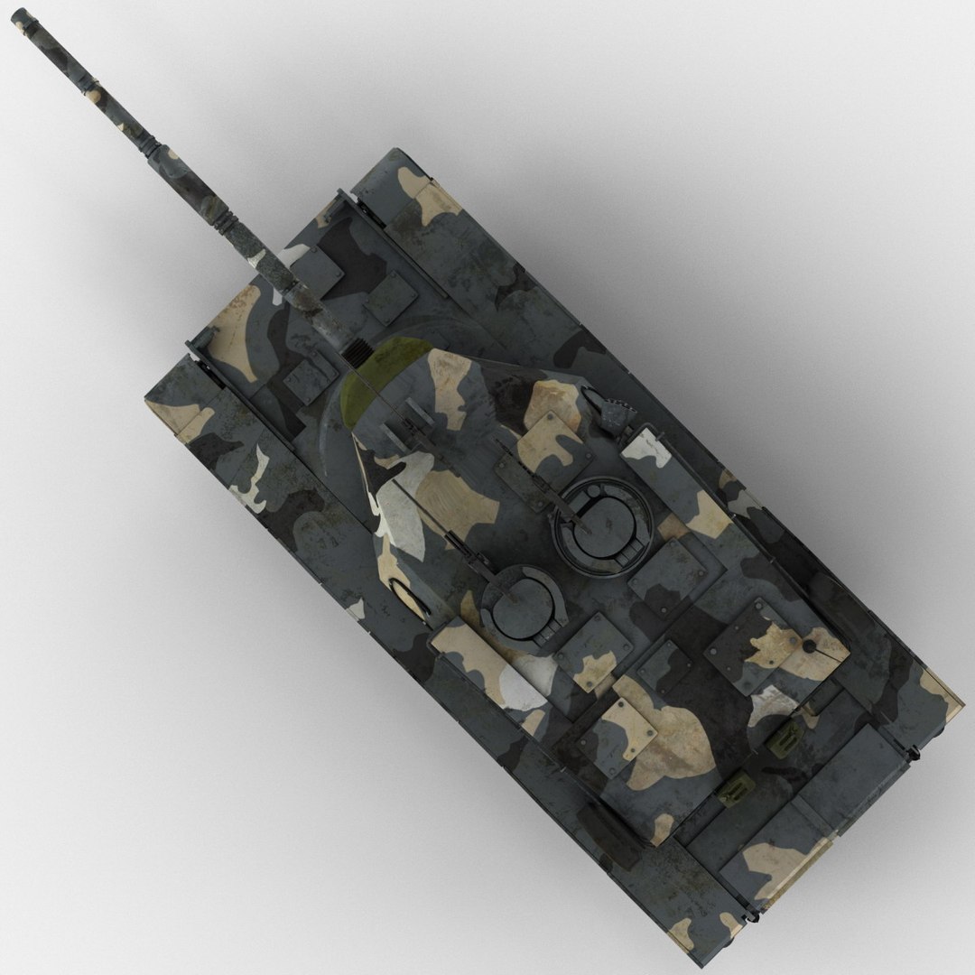 Zulfiqar Iranian Main Battle Tank 3d Max