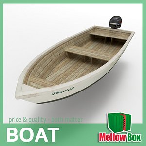 3ds max small boat 01