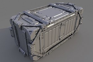 Sci-Fi Cargo Container