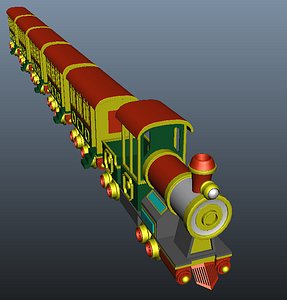 toy train 3d ma