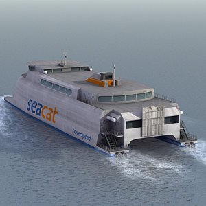 3d lw catamaran ferry