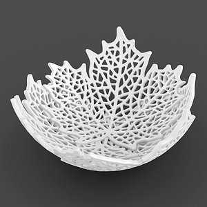 3ds max bowl leaves maple