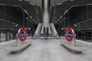 London Jubilee station Platforms